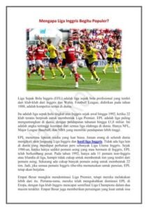 Mengapa Liga Inggris Jadi Magnet Dunia: Lebih dari Sekadar Sepak Bola