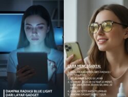 Dampak Radiasi Blue Light Dari Layar Gadget Terhadap Kesehatan Mata Dan Cara Mencegahnya