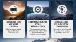 Tips Memilih Lensa Kamera Mirrorless untuk Fotografi Landscape yang Mampu Menangkap Detail Gambar secara Tajam dan Sangat Luas