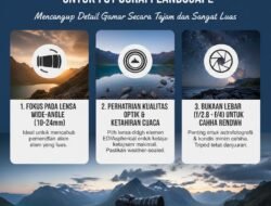 Tips Memilih Lensa Kamera Mirrorless untuk Fotografi Landscape yang Mampu Menangkap Detail Gambar secara Tajam dan Sangat Luas